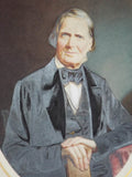 19th C Antique Miniature Hand Painted Portait Photo by Samuel Broadbent - Yesteryear Essentials
 - 9