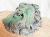 Vintage Garden Decor Stone Greenman Wall Fountain Sculpture - Yesteryear Essentials
 - 3