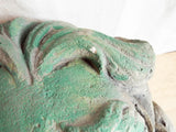 Vintage Garden Decor Stone Greenman Wall Fountain Sculpture - Yesteryear Essentials
 - 6