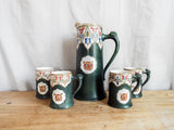 Antique Ceramic Leisy Brewing Co Beer Mugs & Pitcher - Yesteryear Essentials
 - 1