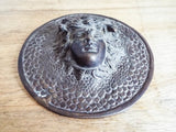 Antique Bronze Medusa Plaque French Medal Medallion - Yesteryear Essentials
 - 11