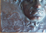 Vintage Bronze Beethoven Portrait Medal Franz Stiasny - Yesteryear Essentials
 - 10