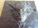 Vintage Bronze Beethoven Portrait Medal Franz Stiasny