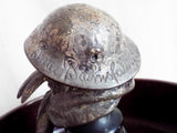 Antique Bronze Bruce Bairnsfather 'Old Bill' Hood Ornament - Yesteryear Essentials
 - 4