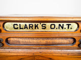 Antique Clarks ONT Wooden 2 Drawer Sewing Spool Display Cabinet Box - Yesteryear Essentials
 - 12