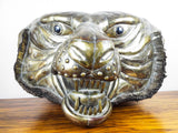 Vintage Signed Sergio Bustamante Lifesize Tiger Head Copper & Brass Sculpture 12/100 - Yesteryear Essentials
 - 10