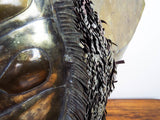Vintage Signed Sergio Bustamante Lifesize Tiger Head Copper & Brass Sculpture 12/100 - Yesteryear Essentials
 - 7
