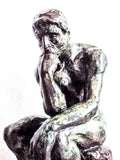 Vintage August Rodin Bronze Sculpture ~ The Thinker - Yesteryear Essentials
 - 2