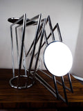 Vintage Art Deco Machine Age Chrome Skyscraper Design Side Tables - Yesteryear Essentials
 - 10