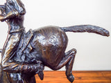 Vintage Bronze Horse & Cowboy Figurine Statue by Millar 188/200 1980 - Yesteryear Essentials
 - 11