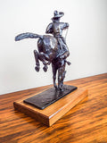 Vintage Bronze Horse & Cowboy Figurine Statue by Millar 188/200 1980 - Yesteryear Essentials
 - 9