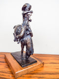 Vintage Bronze Horse & Cowboy Figurine Statue by Millar 188/200 1980 - Yesteryear Essentials
 - 6