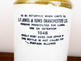 Antique 1 Gallon Crock Wine Jug ~ S F Jones & Sons, Manchester - Yesteryear Essentials
 - 3