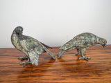 Vintage Metal Birds Pair of Pigeon Garden Statues - Yesteryear Essentials
 - 8