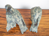 Vintage Metal Birds Pair of Pigeon Garden Statues - Yesteryear Essentials
 - 6