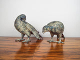 Vintage Metal Birds Pair of Pigeon Garden Statues - Yesteryear Essentials
 - 9