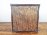 Antique Primitive Wooden Mahogany Cabinet Case With Secret Drawers - Yesteryear Essentials
 - 3