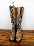Antique Victorian Long Brown Leather Vintage Boots - Yesteryear Essentials
 - 7