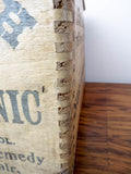 Antique c 1907 Sage Brush Hair Tonic Wood Box & 12 Amethyst Bottles - Yesteryear Essentials
 - 5