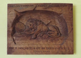 Vintage Wooden Carved Lion of Lucerne Wall Art - Yesteryear Essentials
 - 6