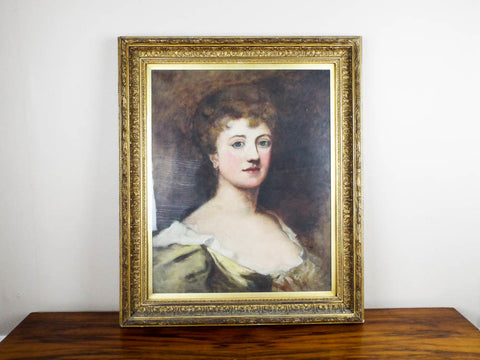 Antique Oil on Canvas Portrait Painting of Lady by Ethel Mortlake (1865 -1928) - Yesteryear Essentials
 - 1