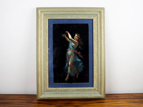 Antique Oil on Paper La Danza Pompeii Dancing Maenad 18th/19th Century - Yesteryear Essentials
 - 1