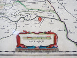 1600s Framed Antique Map ~ Signoria di Vercelli, Italy - Yesteryear Essentials
 - 4