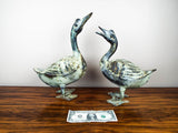 Vintage Metal Birds Pair of Geese Statues Garden Decor Statuary - Yesteryear Essentials
 - 6
