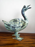 Vintage Metal Birds Pair of Geese Statues Garden Decor Statuary - Yesteryear Essentials
 - 8