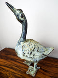 Vintage Metal Birds Pair of Geese Statues Garden Decor Statuary - Yesteryear Essentials
 - 9