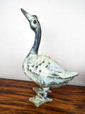 Vintage Metal Birds Pair of Geese Statues Garden Decor Statuary - Yesteryear Essentials
 - 11