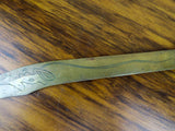 Japanese Shakudo Meiji Era Letter Opener - Yesteryear Essentials
 - 6