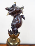 Vintage Signed Charles Bragg Limited Edition Deviled Egg Bronze & Brass Sculpture - Yesteryear Essentials
 - 10