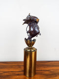 Vintage Signed Charles Bragg Limited Edition Deviled Egg Bronze & Brass Sculpture - Yesteryear Essentials
 - 8