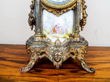 French Louis XV Style 19th C Vincenti Sevres Style Mantel Clock - Yesteryear Essentials
 - 9
