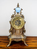 French Louis XV Style 19th C Vincenti Sevres Style Mantel Clock - Yesteryear Essentials
 - 11