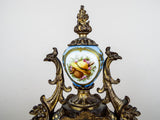 French Louis XV Style 19th C Vincenti Sevres Style Mantel Clock - Yesteryear Essentials
 - 6