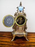 French Louis XV Style 19th C Vincenti Sevres Style Mantel Clock - Yesteryear Essentials
 - 7