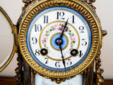 French Louis XV Style 19th C Vincenti Sevres Style Mantel Clock - Yesteryear Essentials
 - 2