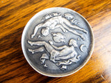 Vintage Alex Shagin Sterling Silver One Minute of Eternity Medallion - Yesteryear Essentials
 - 2