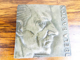 Vintage Alex Shagin Bronze Bela Bartok Medallion - Yesteryear Essentials
 - 2