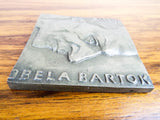 Vintage Alex Shagin Bronze Bela Bartok Medallion - Yesteryear Essentials
 - 5