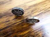Vintage Pair of Alex Shagin Silver Decorative Medals
