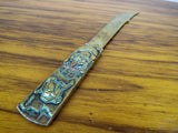 Vintage Japanese Shakudo Meiji Era Letter Opener - Yesteryear Essentials
 - 9