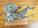 Antique Austrian Bronze Cowboy Figurine ~ 6" - Yesteryear Essentials
 - 9