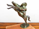 Antique Austrian Bronze Cowboy Figurine ~ 6" - Yesteryear Essentials
 - 8