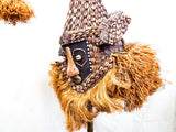 African Kuba Elephant Moshambwooy Mask