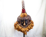 African Kuba Elephant Moshambwooy Mask