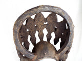 Vintage African Wooden Carved & Beaded Ceremonial Mask - Yesteryear Essentials
 - 6