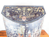 Antique Huge Lithograph English Breakfast Tea Tin Canister Bin Henry Troemner